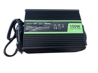 Green Cell(R) 150W/300W 12V 220V/230V Convertisseur Pur Sinus de Tension Volts Voiture Solaire Power Inverter sinusoidale DC AC, Onduleur Transformateur avec Allume Cigare Prise Electrique