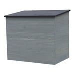 Coffre de jardin en bois "Caja" - 137 x 91 x 121 cm - Anthracite