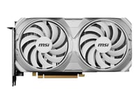 Msi Geforce Rtx 4070 Super 12G Ventus 2X White Oc - Grafikkort - Geforce Rtx 4070 Super - 12 Gb Gddr6x - Pcie 4.0 - Hdmi, 3 X Displayport - Hvit