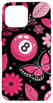 iPhone 16 Pro Max Retro Pink Lucky Disco 8 Ball For Women Case