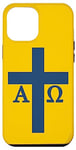 iPhone 14 Plus Alpha Omega Cross Jesus Christ Bible Gospel God Christianity Case