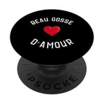 Beau gosse d'amour Cadeau homme fête de l'amour PopSockets PopGrip Adhésif