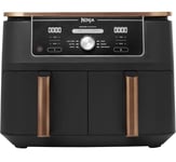 Ninja Foodi Max Digital Air Fryer AF400UKCP Dual Zone 9.5 Litre Black Brand New