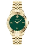 Versace Ladies Watch Greca Signature 38mm Green Gold VEVC00619