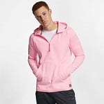 Nike M NK FC Hoodie Sweat-Shirt Homme, Pink Foam/White, FR : M (Taille Fabricant : M)