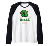 Universal Monsters Creature From The Black Lagoon Gills Raglan Baseball Tee