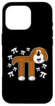 Coque pour iPhone 16 Pro PI Tag chien mathématicien enseignant mathématicien