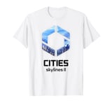 Cities Skylines II Game Logo City Builder Black T-Shirt