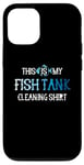 Coque pour iPhone 12/12 Pro This Is My Fish Tank Cleaning Staff Aquarist Vintage