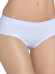 Sloggi Womens Sensual Fresh Midi Briefs - White Polyamide - Size X-Small