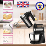 Electric Hand Mixer Whisk 5 Speed 250W Hand Mixer Kitchen Egg Beater Cream Cake