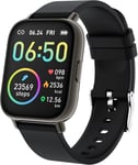 1.69" Fitness Tracker Smart Watch, Heart Rate Monitor, IP68 Waterproof, Sports