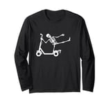 Best American Flag Stunt Scooter Designs Men Women Riders Long Sleeve T-Shirt