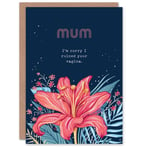 Mother's Day Joke Sorry I Ruined Your Bod Funny Gross Adult Humour Greeting Card