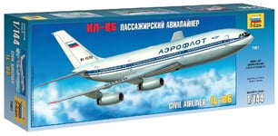 Il-86 Ilyushin Civil Airliner 1:144 Plastique Model Kit Zvezda