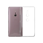 Xperia XZ3 Stöttåligt Genomskinligt Skal Simple Transparent