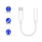 Typ C till 3,5 mm Hon Aux Audio Kabel USB C Hörlursuttag Adapter