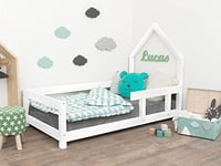 Benlemi Lit cabane Enfant Poppi 90 x 180 Blanc 1