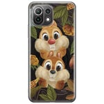 ERT GROUP Coque de téléphone Portable pour Xiaomi 11 Lite 4G/5G Original et sous Licence Officielle Disney Motif Chip & Dale 002, Coque en TPU