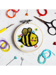 The Make Arcade Mini Floral Bee Cross Stitch Kit