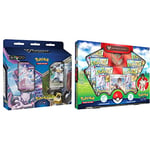 Pokémon TCG GO V Battle Deck Bundle - Mewtwo vs. Melmetal (2 x 60 Card Ready to Play Decks, 2 GO booster packs & accessories) TCG: GO Special Collection - Team Valor