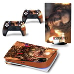 Kit De Autocollants Skin Decal Pour Jeu Ps5 Resident Evil 3 Part1, Version Cd T2318