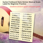 Guitar Fretboard Note Sticker Musical Scale Label Fingerboard Decal Notes Parts