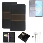 Phone Case + earphones for Realme 10 Wallet Cover Bookstyle protective