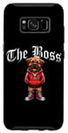 Coque pour Galaxy S8 Bull Mastiff Dog The Boss Veste cool pour chien Maman Papa