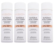 4 x Revolution Glycolic Acid Toner 5% 200ml Each