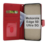 New Standcase Wallet Motorola Edge 50 Ultra 5G (Röd)