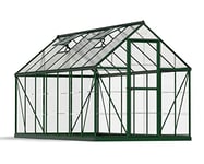 Canopia by Palram Serre de Jardin Hybrid 7.9m² (Verte) Cadre en Aluminium, Panneaux en Polycarbonate, Résistant aux UV