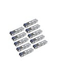 StarTech.com GLCLHSMD10ST Gigabit Fiber SFP Transceiver Module (10-Pack)