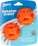 Chuckit - Breathe Right Fetch Ball Medium  6,5cm 2 pk - (CHUC32141)