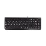 Logitech K120 Wired Business Keyboard, QWERTY US International Layout - Black