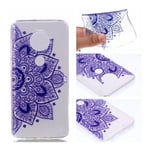 Motorola Moto G7 -kotelo - Puoli Mandala Violetti