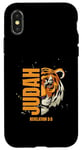 Coque pour iPhone X/XS Lion De Juda Apocalypse 5:5 Tigre Audacieux Foi