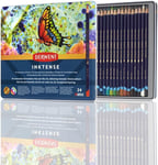 Derwent Inktense Permanent Watercolour Pencils, Set of 1 count (Pack 24) 