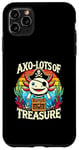 Coque pour iPhone 11 Pro Max Costume de pirate au trésor d'axolotl fantaisiste