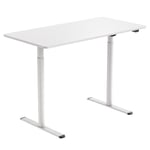 Lykke Elektrisk Hev- og Senk Skrivebord Nordic 120x60cm, Hvit