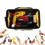 16 inch Tool Bag Hard Bottom Heavy Duty Toolbag With Pocket For Tool Storages