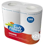 Soft Flower Set 21 Sèche-Linge X2 Décoro 60+60 Accessoire pour La Cuisine Et La Table