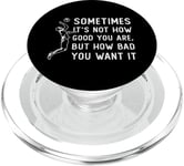 It's Not How Good Volleyball Player Team Vintage Volleyball PopSockets PopGrip for MagSafe