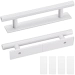 Cyslmuk - Lot de 2 Poignée de Meuble Autocollante, 150mm Poignées de Porte Coulissante Self-adhesive Furniture Handles pour Tiroir Meuble Cuisine