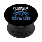 Raie Manta PopSockets PopGrip Interchangeable