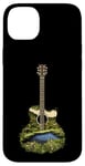 Coque pour iPhone 14 Plus Guitare acoustique Nature Paysage Musique Lover Art