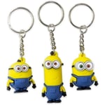 1-pack Minions nyckelring 3D-figur slumpvald