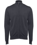 Pull Grand Zip - Homme - Pk453 - Gris Foncé