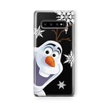 ERT GROUP Coque de téléphone Portable pour Samsung S10 Original et sous Licence Officielle Disney Motif Olaf 002 Parfaitement adapté à la Forme du téléphone Portable, partiel imprimé