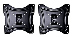 LEOFLA 2 x TV Bracket Arm Wall Mount for Monitor 14" to 32" 36" 38" 40" 42"